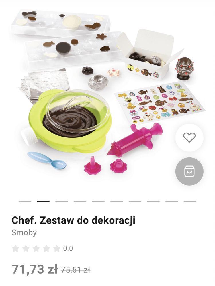 Smoby. Chef. Zestaw do dekoracji