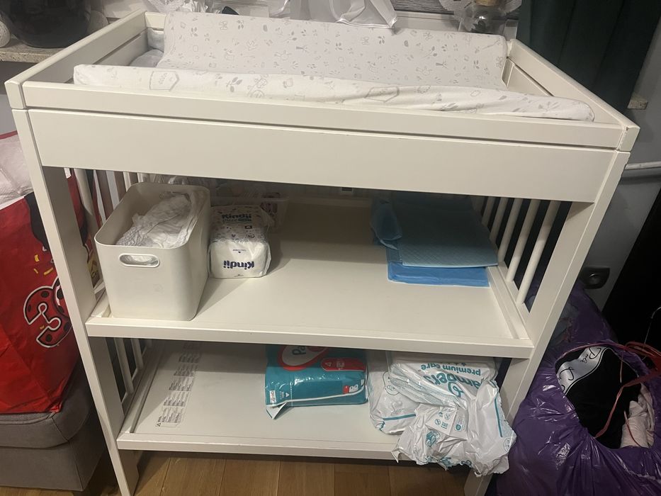 Drewniany przewijak plus akcesoria