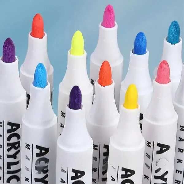 Набір яскравих акрилових маркерів Acril-80 шт,48 шт,24 шт