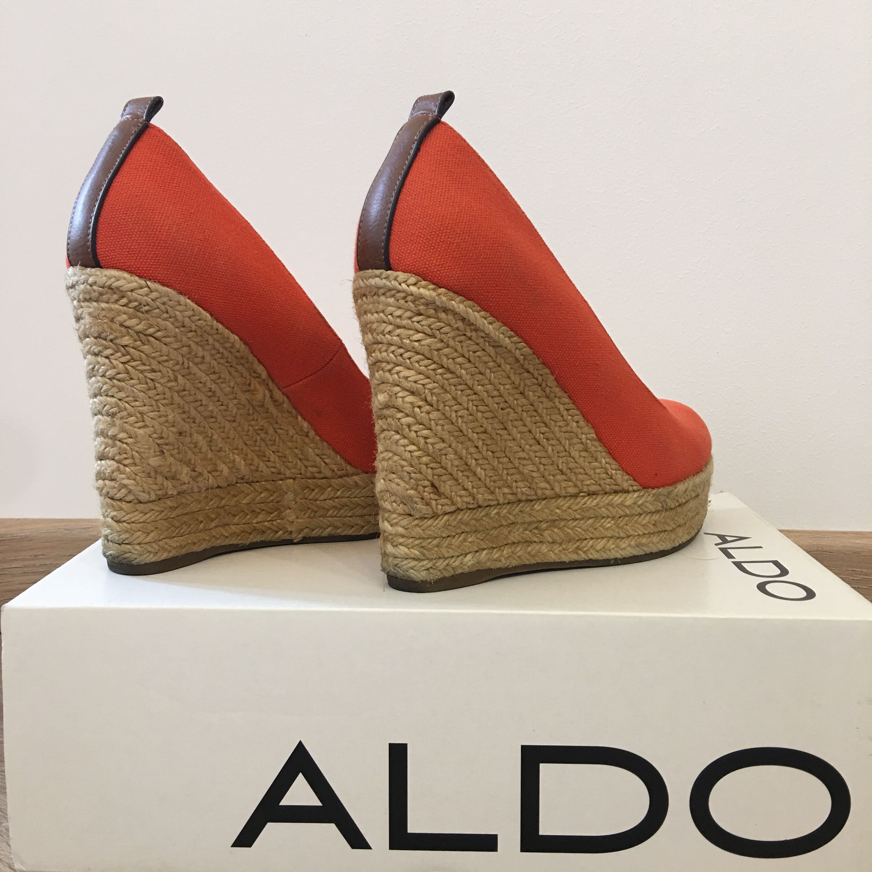 Продам | Aldo | туфли на танкетке | текстиль | отличное | 38 | 24,5 см