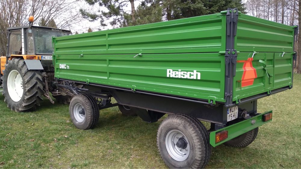Przyczepa rolnicza Reisch 5,7T ładowności kiper na 3 strony