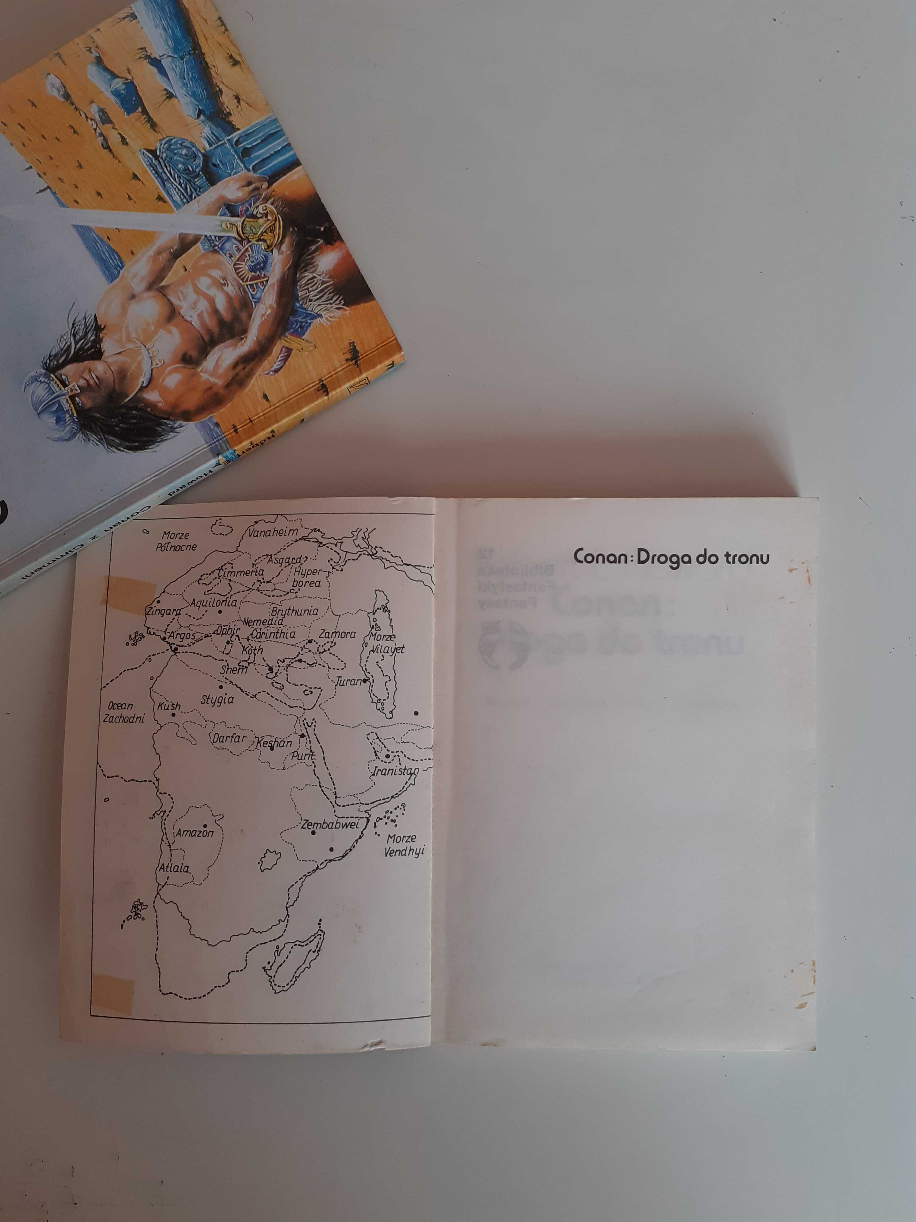 Nowa z wadą książka Robert E. Howard Conan: Droga do tronu wyd. 1988