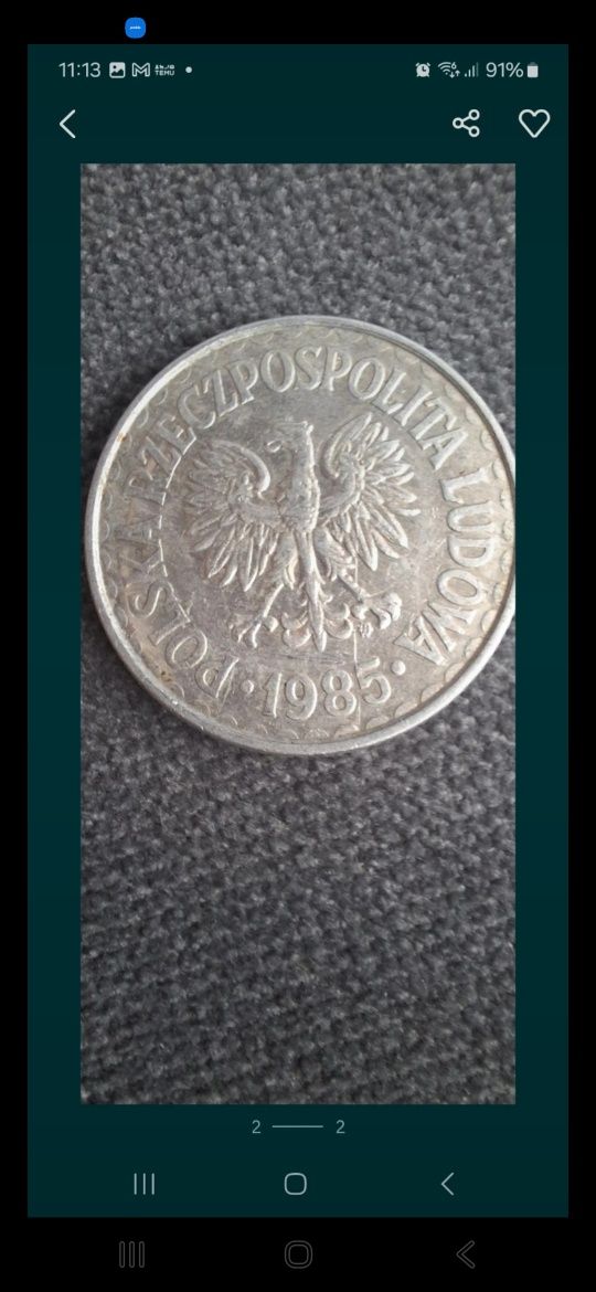Trzy monety polskie
