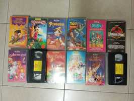 Lote cassetes video VHS criança.