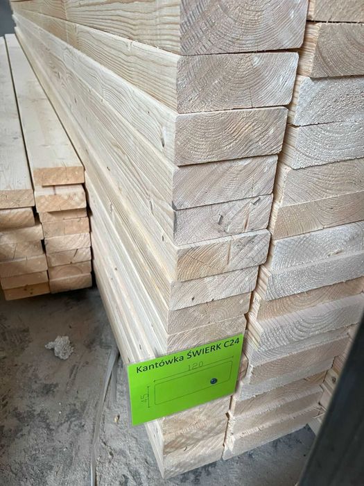 Drewno konstrukcyjne C24 45x145 dł 5,40m