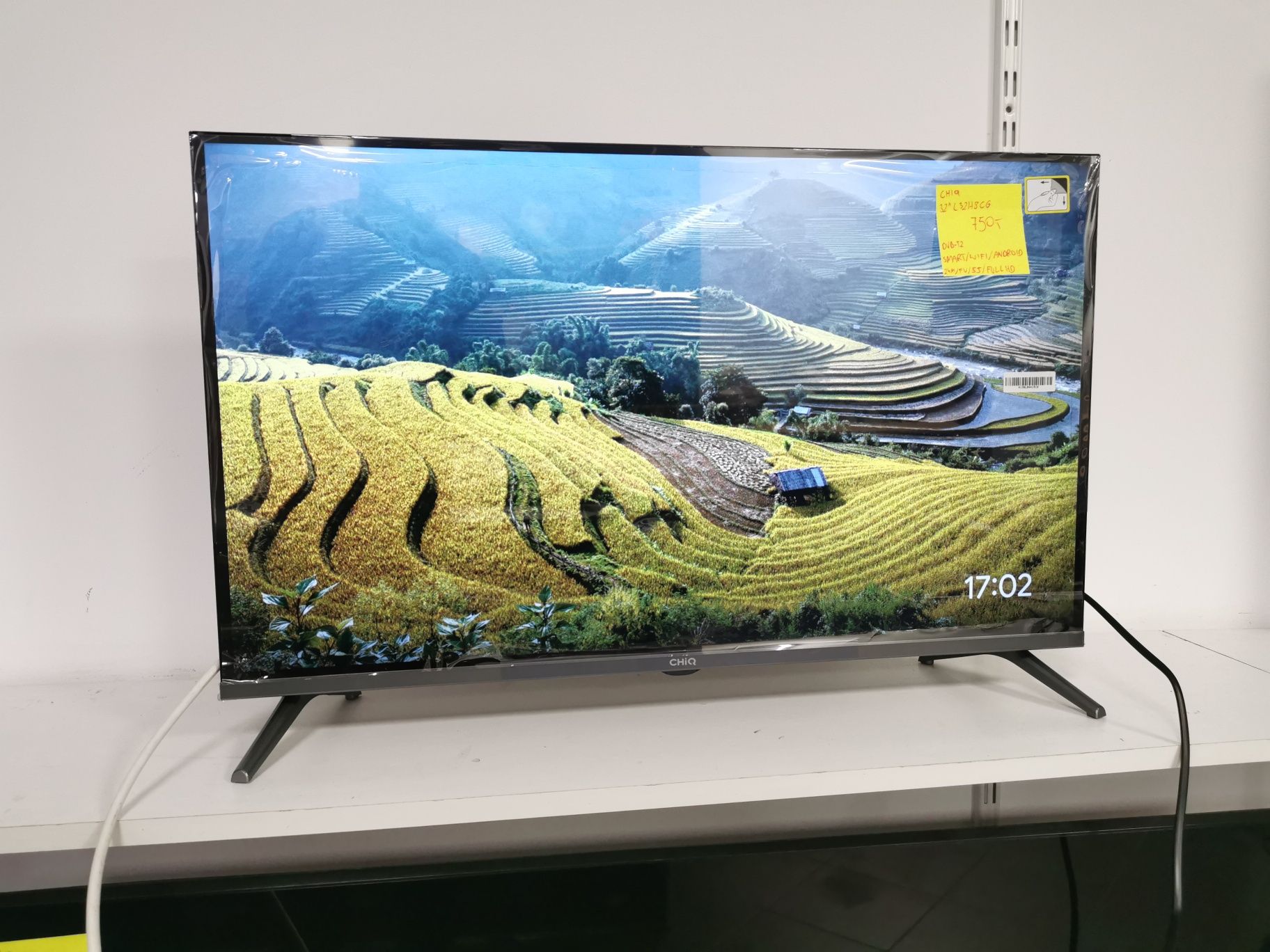 Nowy CHIQ 32 cale GoogleTV DVB-T2 Smart WiFi L32H7G GW24M telewizor