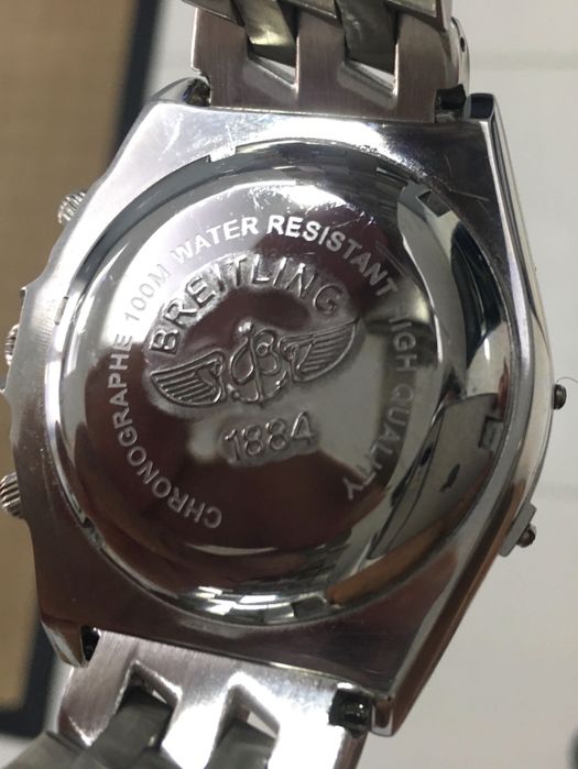 Relógio cronógrafo quartz em aço