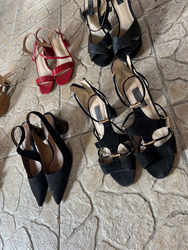 Vendo conjunto sapatos botas sapatilhas e sandália