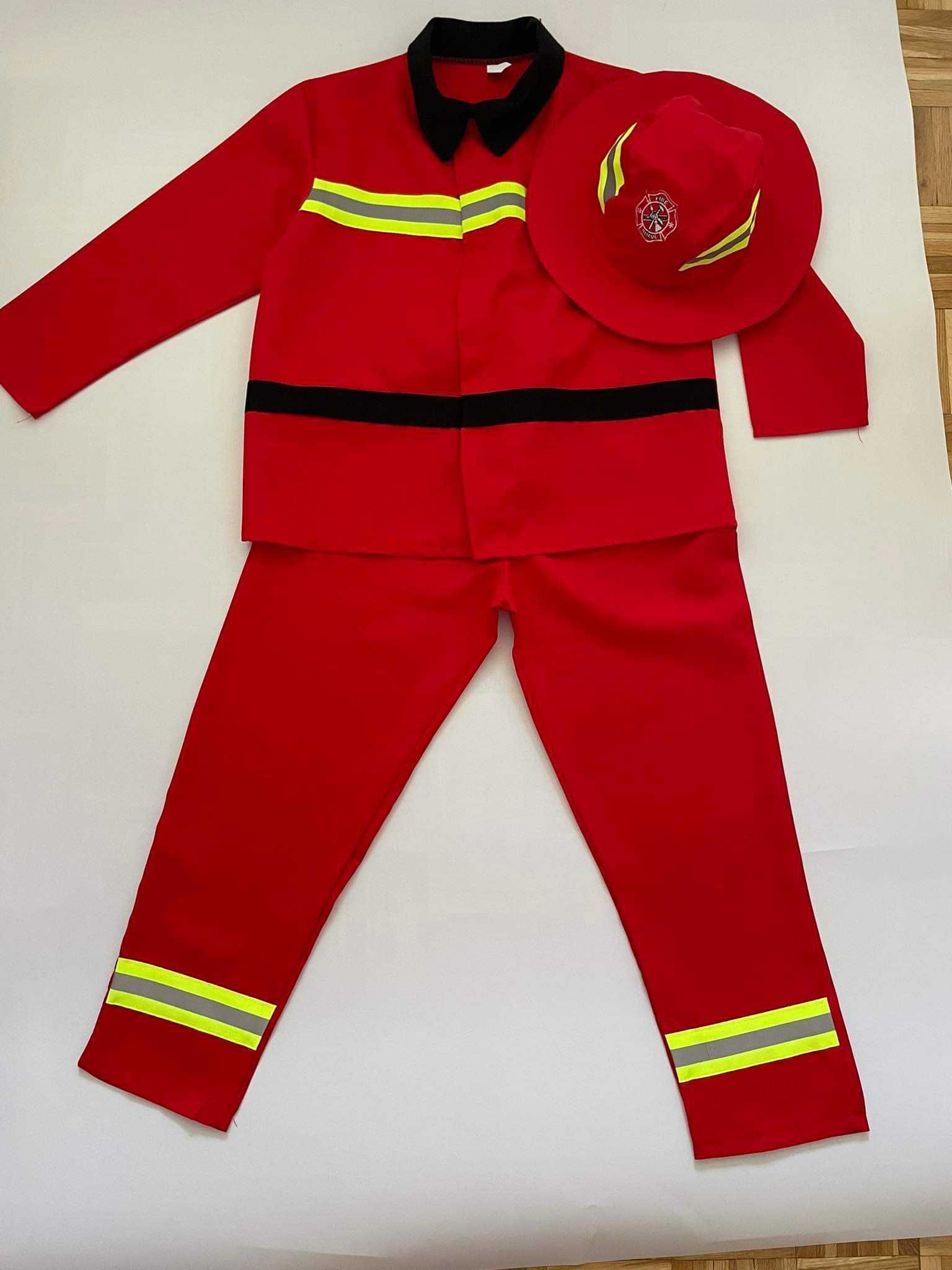 Strój kostium karnawałowy dla strażaka
