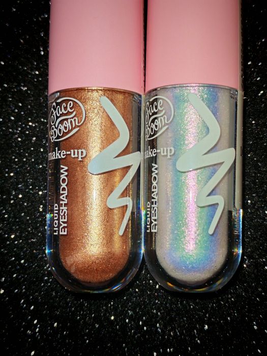 Zestaw kosmetyków Face Boom cień płynny cień w sztyfcie brokatowy