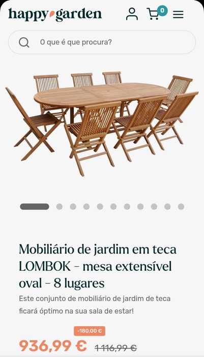 Mesa extensível oval em teca 6/8 lugares, em ótimo estado