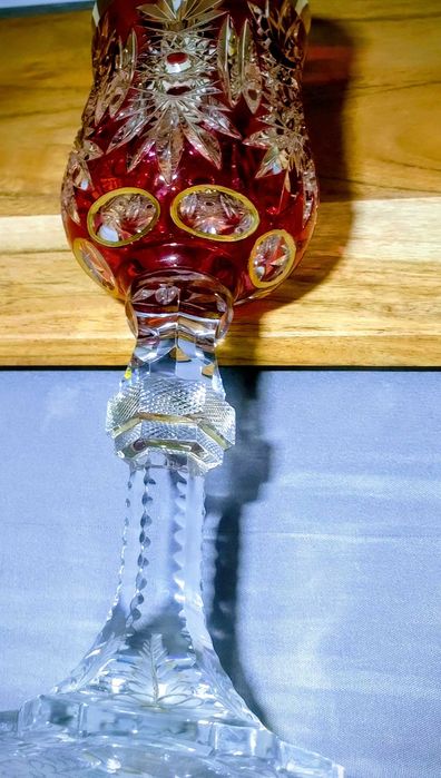 Cudny Kielich huta Józefina 1910r Alexander Pfohl Remer Nachtman Antyk