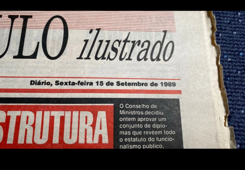 Jornal rarissimo de O Seculo