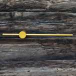 Złoty kinkiet LED 60/80 cm — elegancki design, 3 barwy światła