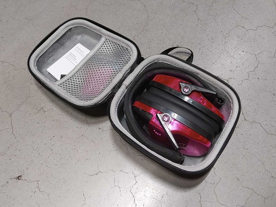 Słuchawki ochronniki słuchu aktywne RealHunter Active Pink Przecena