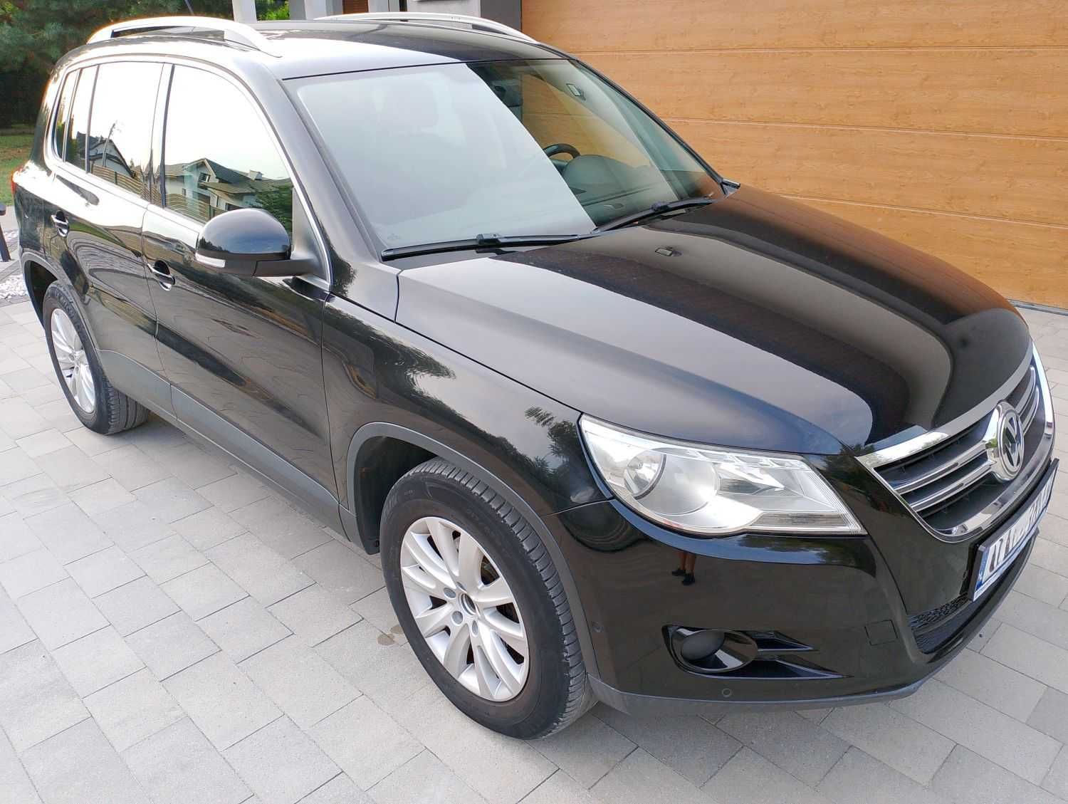 VW TIGUAN 2.0 TDI CR 140KM 2009 Automat 4x4 Klima Czujniki Hak Zamiana