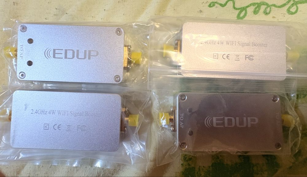 НОВі Підсилювачі БУСТЕРи WiFi 2.4 ГГЦ 4W 36 dBm EDUP EP-AB018