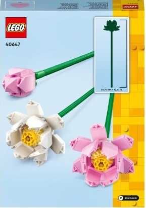 LEGO Creator 40647 Kwiaty lotosu- IDEALNY prezent urodzinki, Komunia..