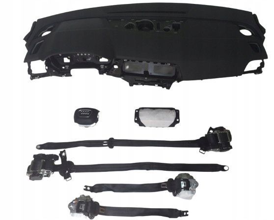 komplet poduszki deska pas pasy audi q5 80a