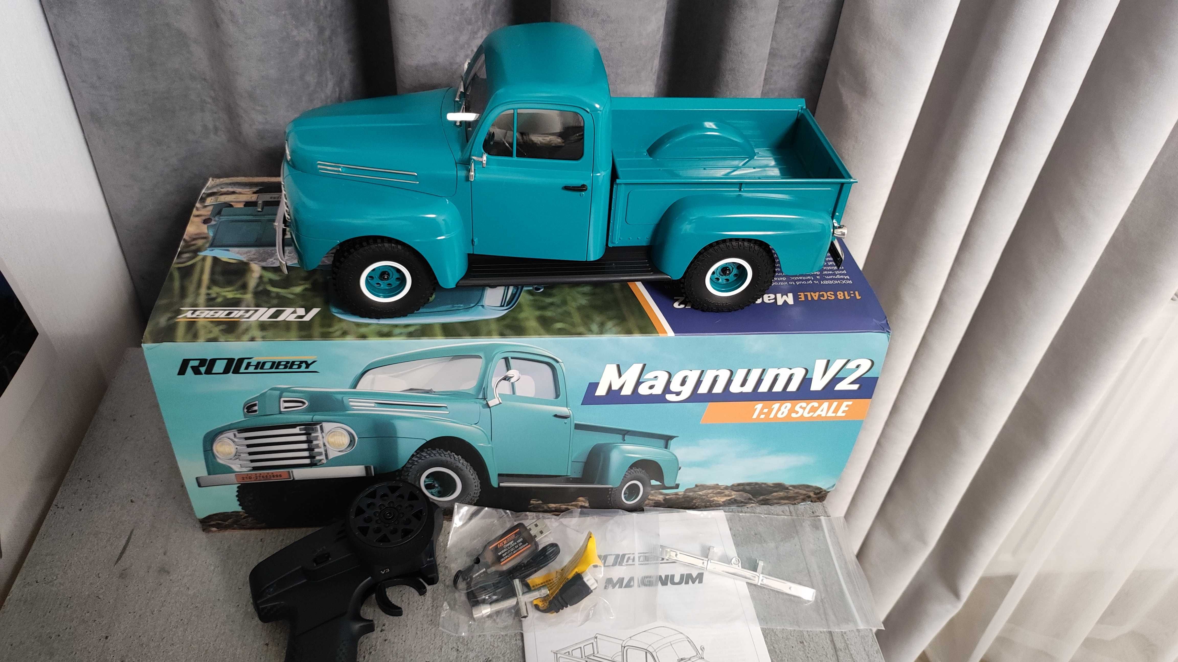 Машинка на радіокеруванні FMS Roc Hobby 1:18 Ford F1 Magnum 4x4 RTR MN