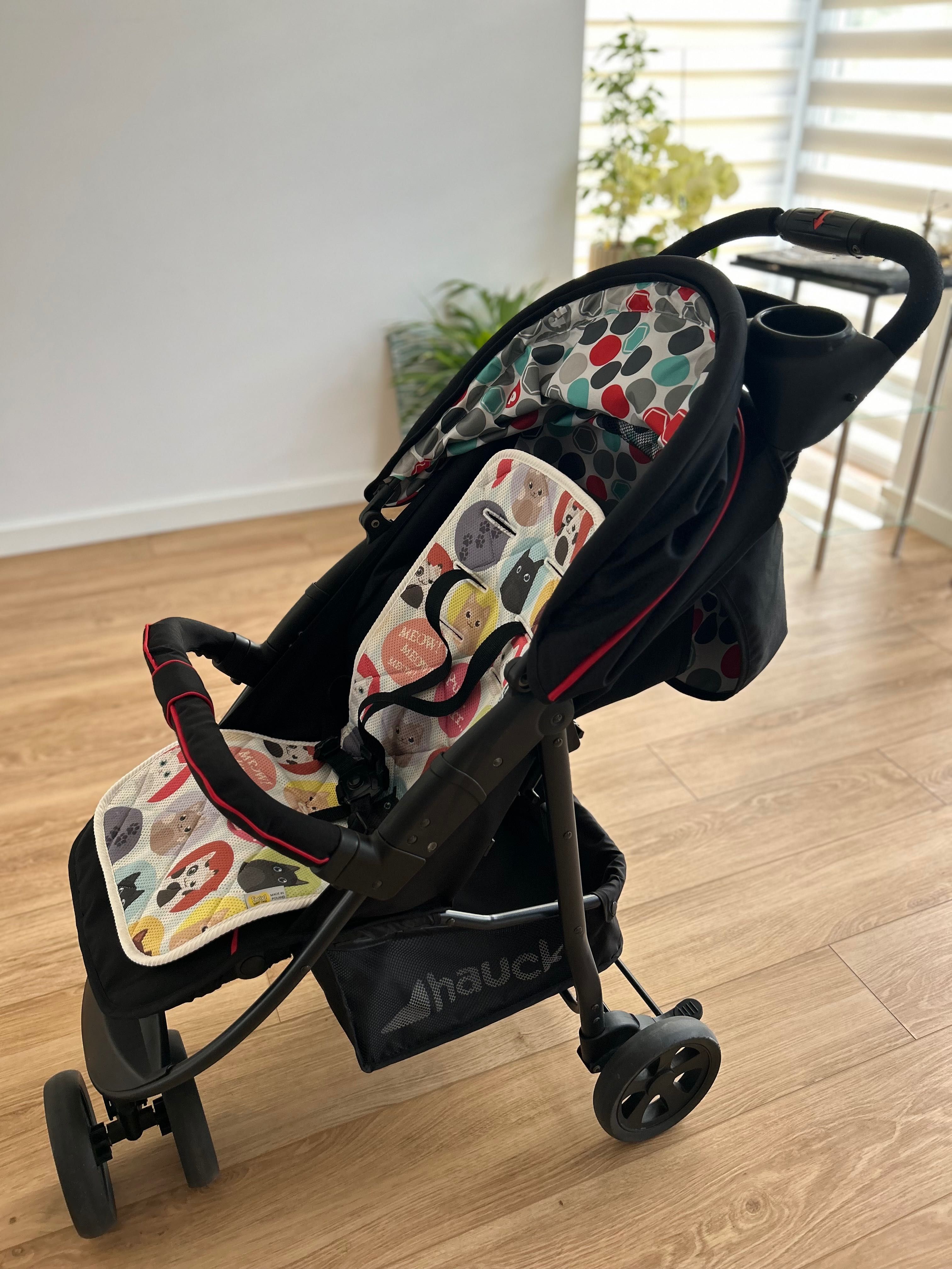 Wózek spacerowy Hauck Fisher Price pozycja leżąca na płasko