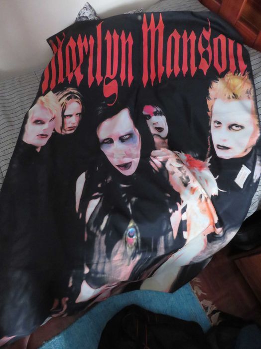 Bandeiras/ Posters em tecido de Marilyn Manson