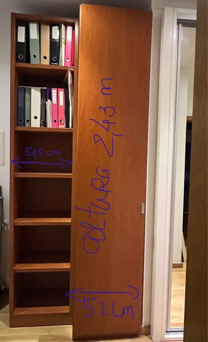 Estante e Armário Cerejeira