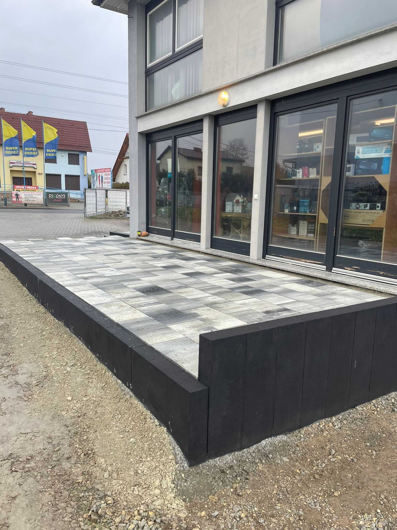 Palisada King 12x25x100cm duże palisady oporowy podwyższenie opornik