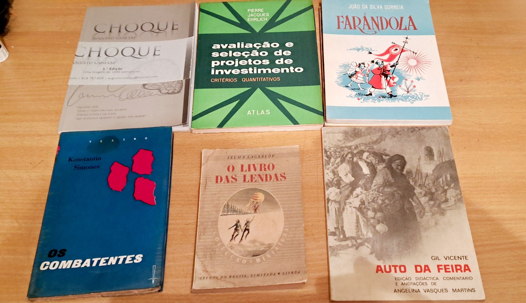 Lote de livros de vários temas