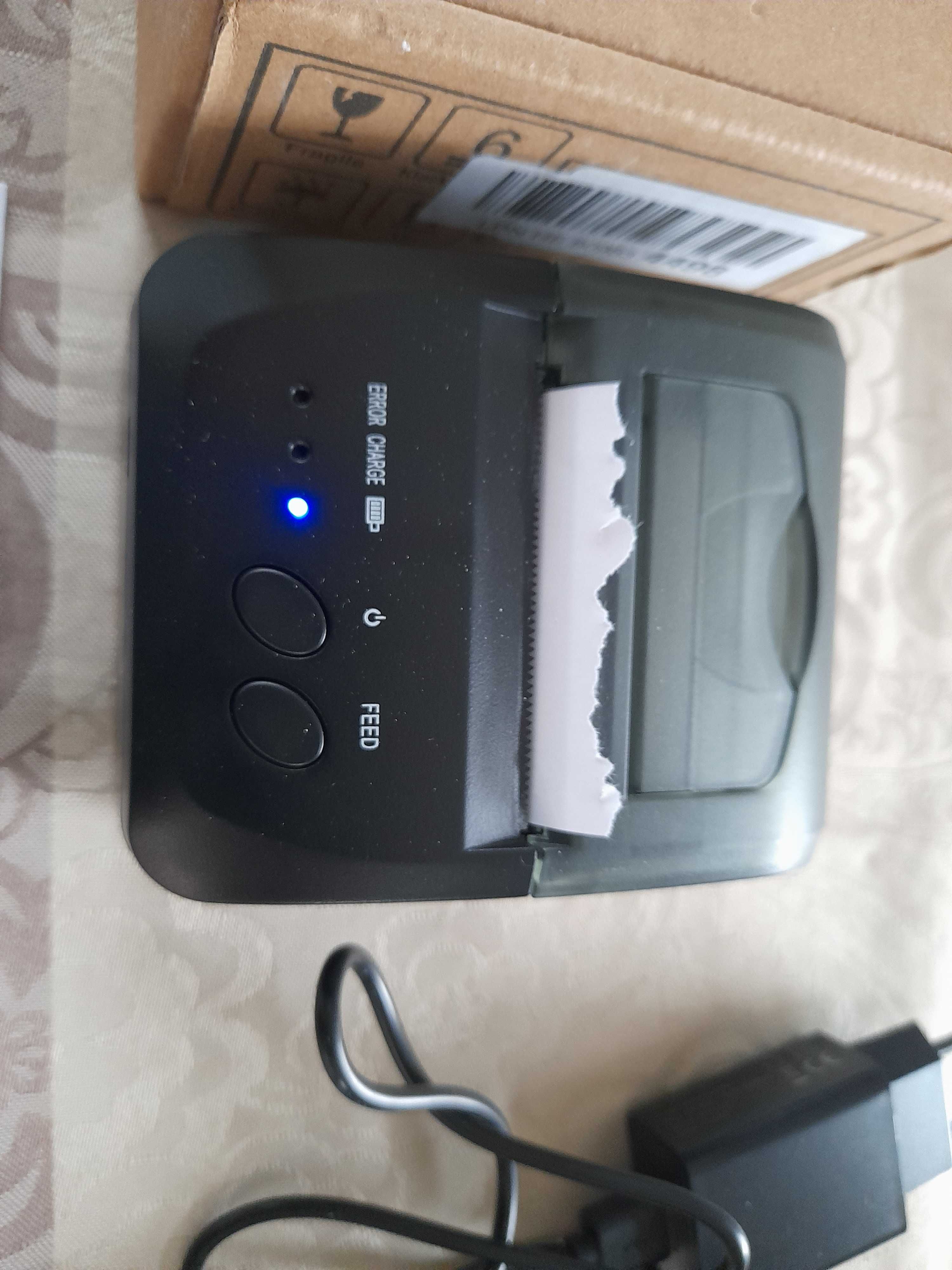Mini Bluetooth USB Drukarka termiczna