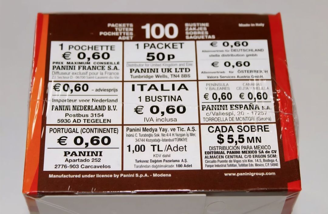 Caixa(selada)cromos Futebol FIFA World Cup South África 2010 Panini