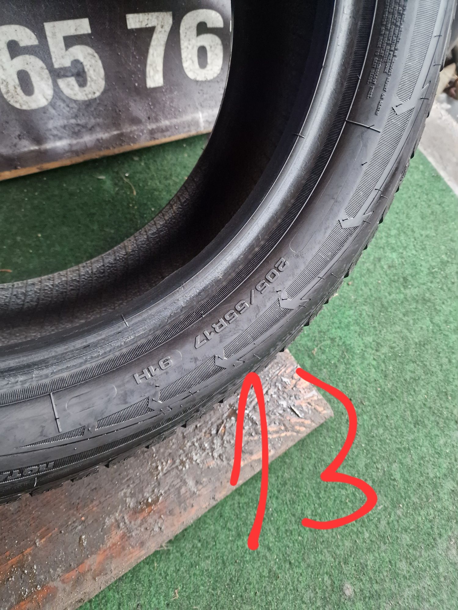 Opony zimowe 205/55/17 Dunlop Ranflat Para 9.4mm jak Nowe