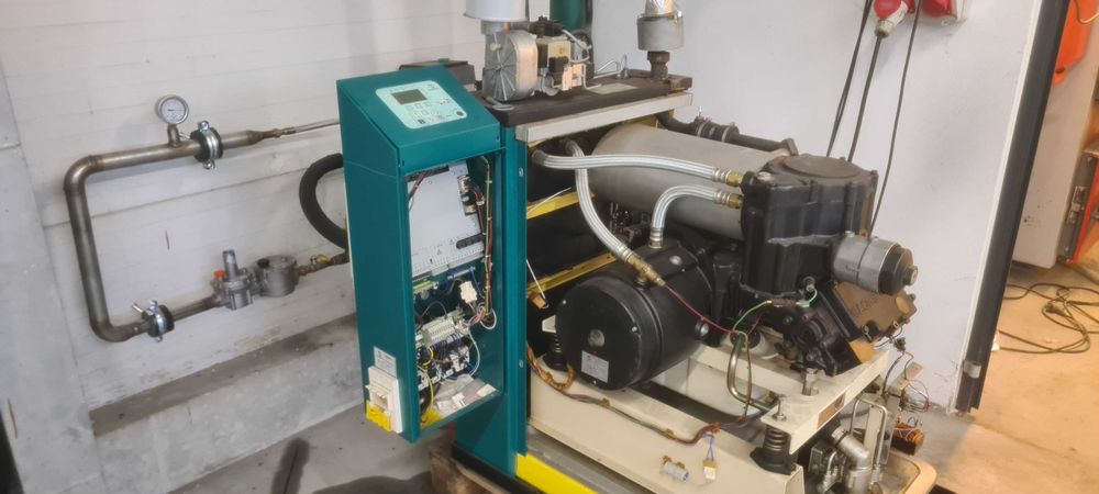 Kogenerator na gaz ziemny, prąd 5,5 kW + ciepło 12,5 kW,