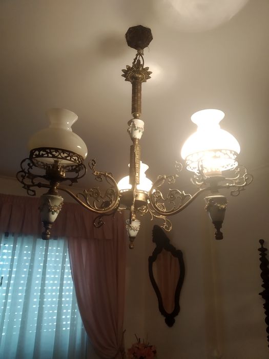 Vendo candeeiro de tecto vintage