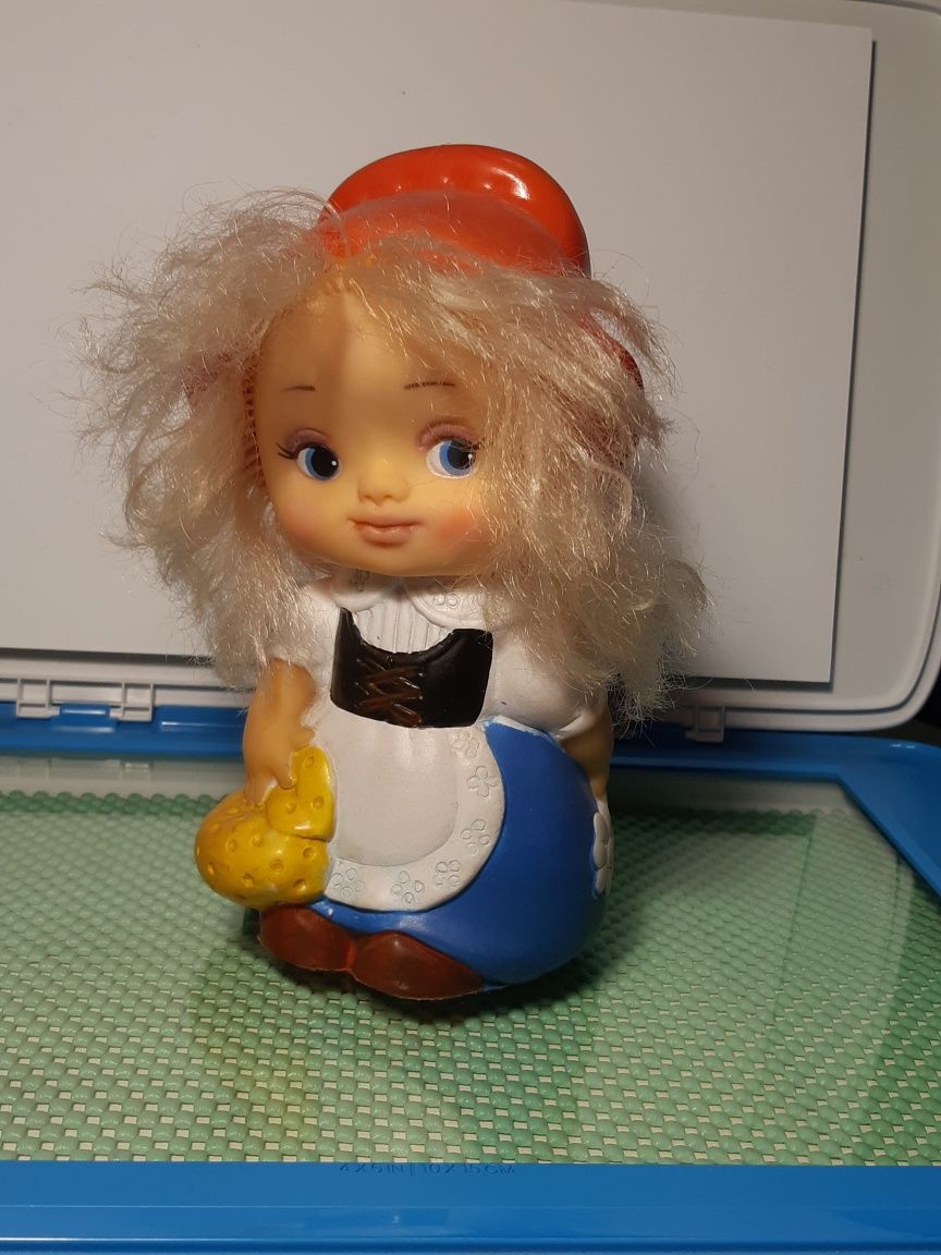 Кукла новая СССР из медицинской резины экологическа Красная Шапочка
