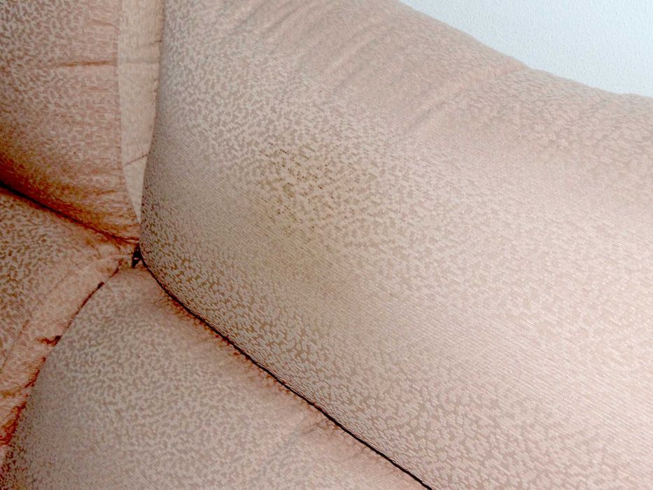 Sofá de canto grande 4 lugares com chaise longue, usado