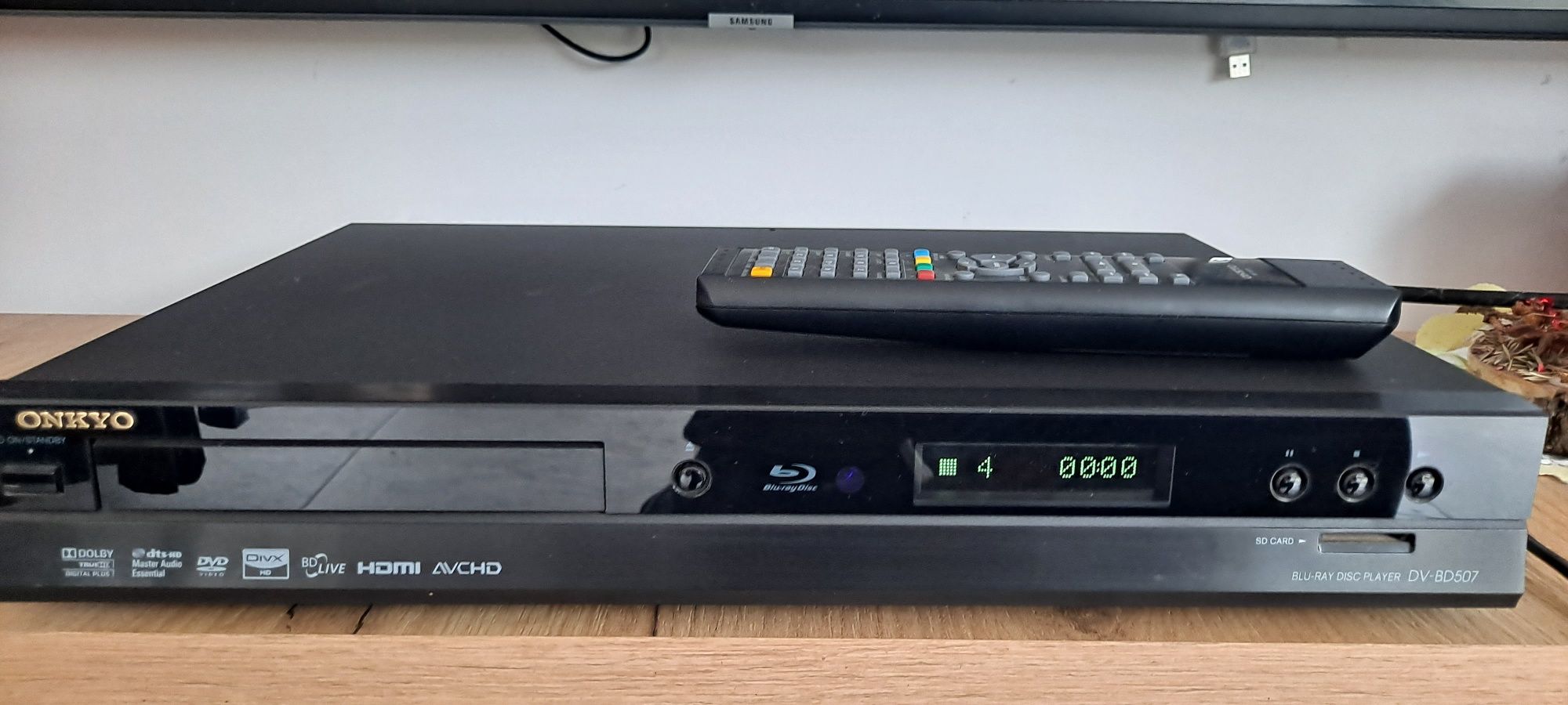 Blu ray Onkyo model dv bd 507
