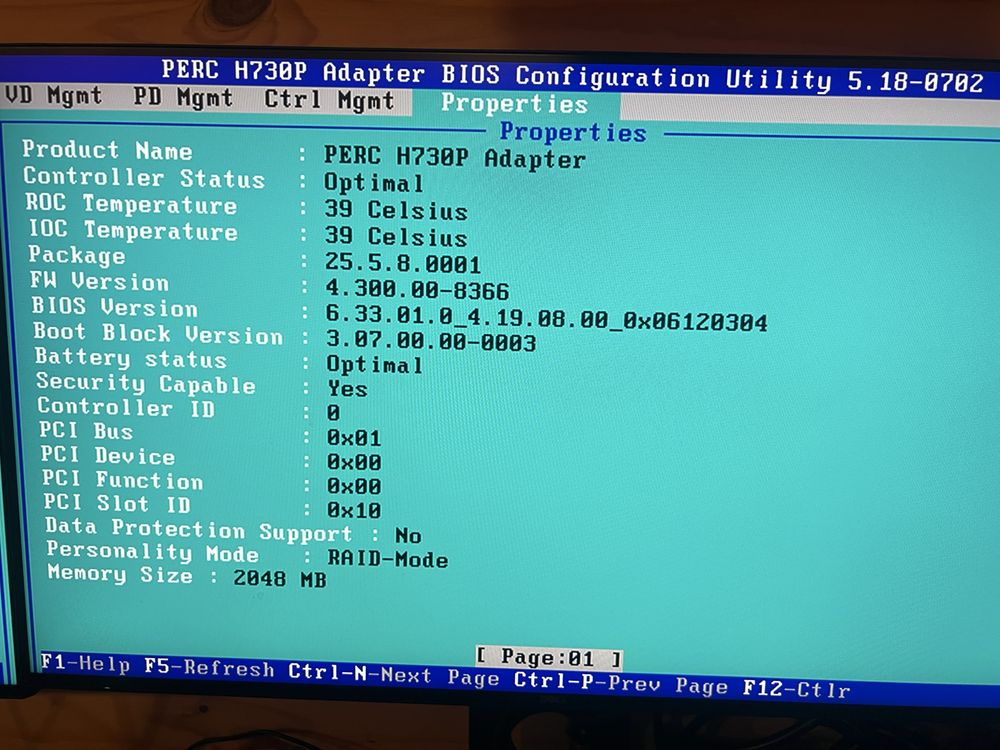 RAID кoнтpoлep Dell Perc H7З0p 2Gb Pci-e
