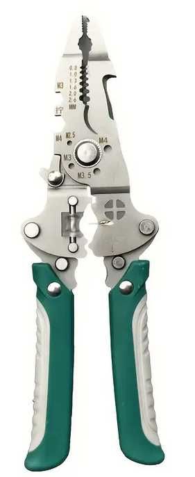 Szczypce - wielofunkcyjne do ściągania izolacji ze stali nierdzewnej