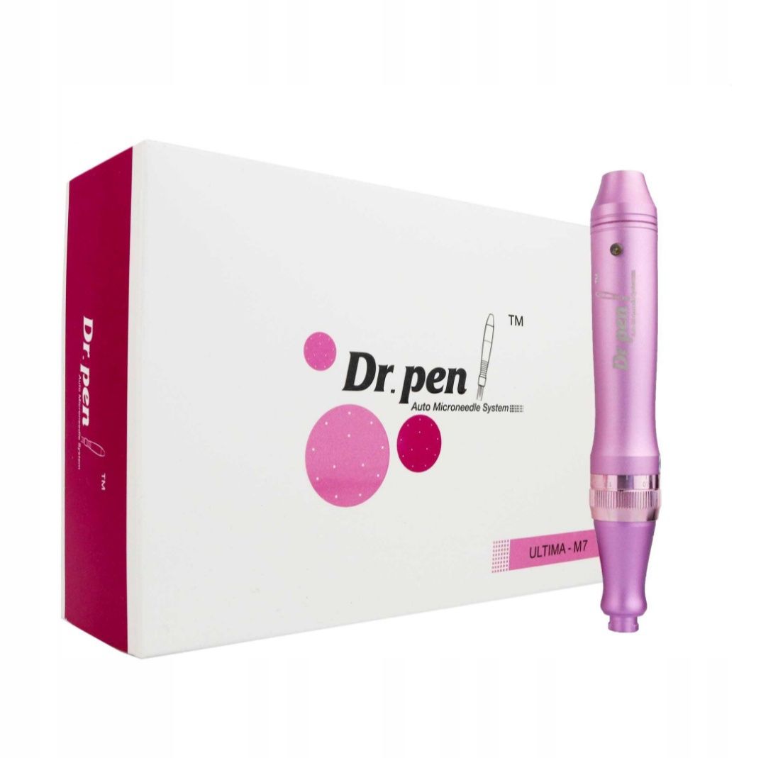 Dr Pen M7 + 18 Kartridży Dermapen mezoterapia + 3ml witaminowy koktajl