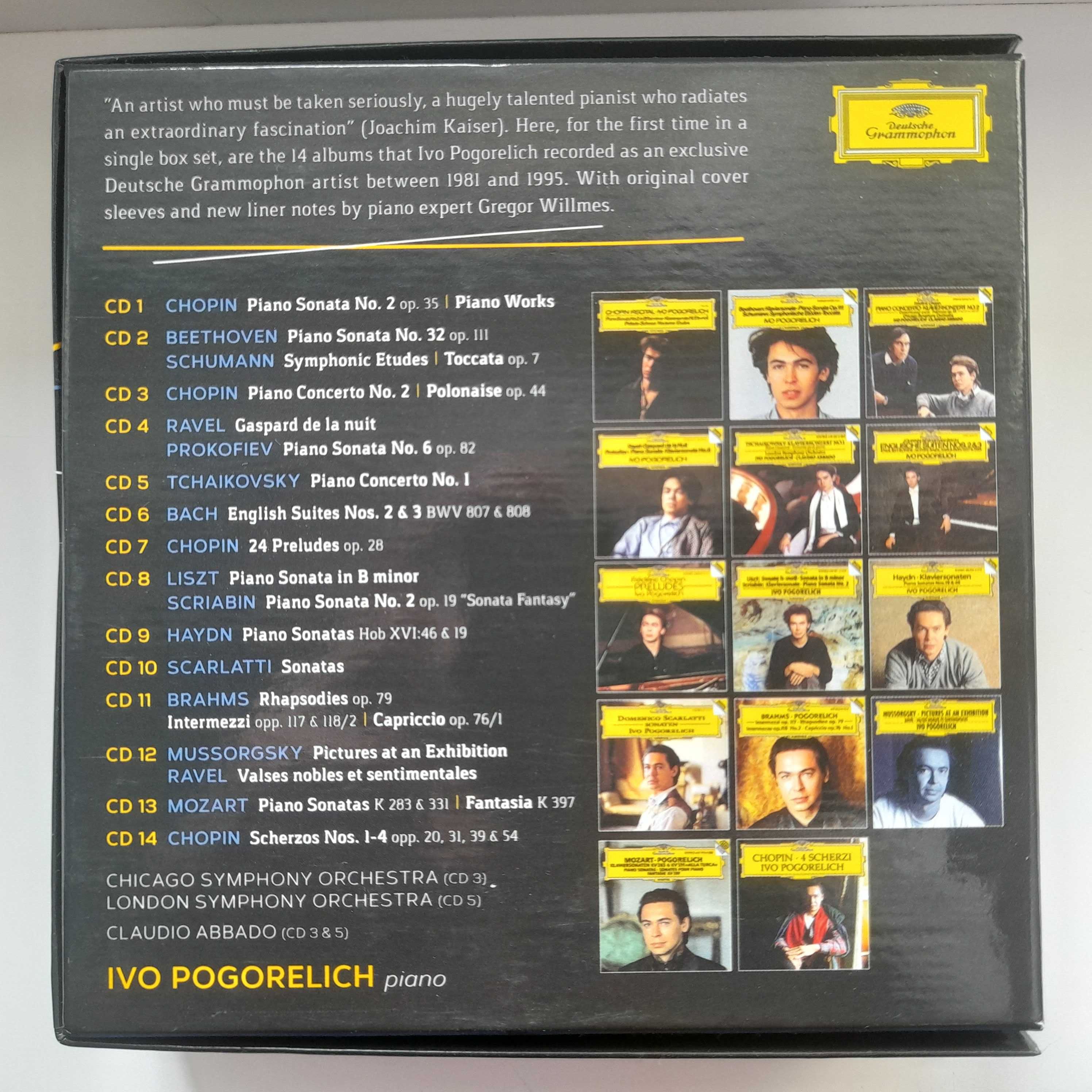 Ivo Pogorelich Complete Recordings 14CD Бах Гайдн ЦЕНА до 10.10.24!