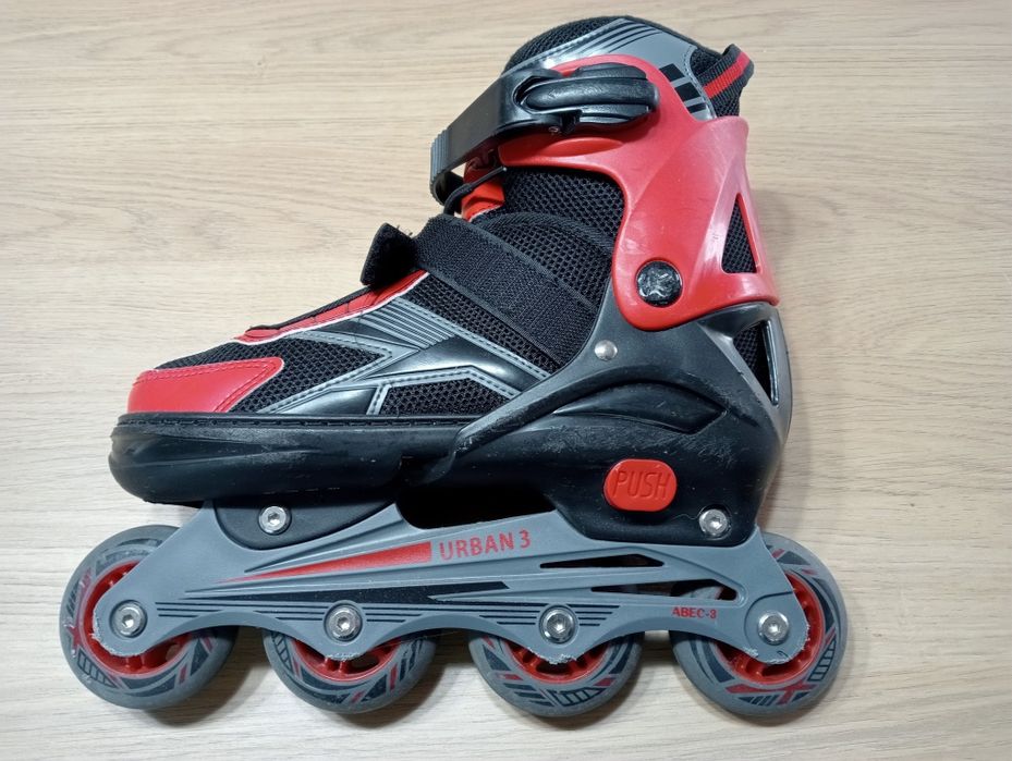 Patins em linha pouco usados