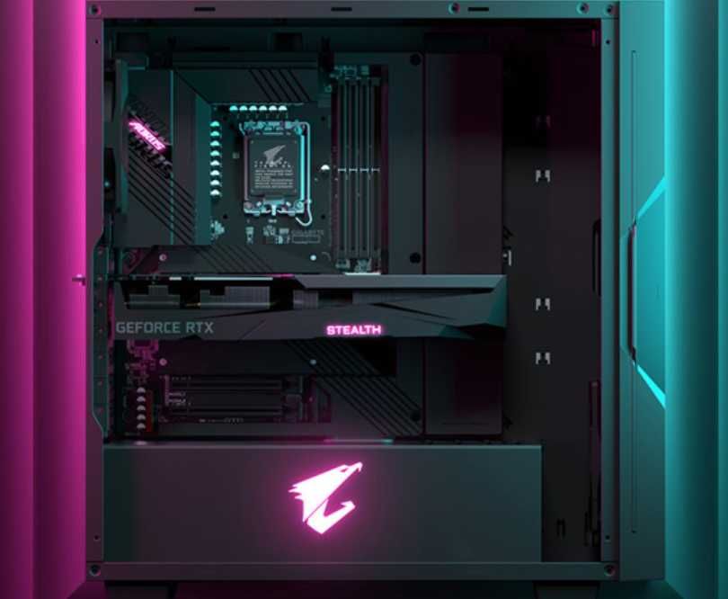PC Gamer kit com 3070 e z690 back connect - Aorus Project Stealth Novo