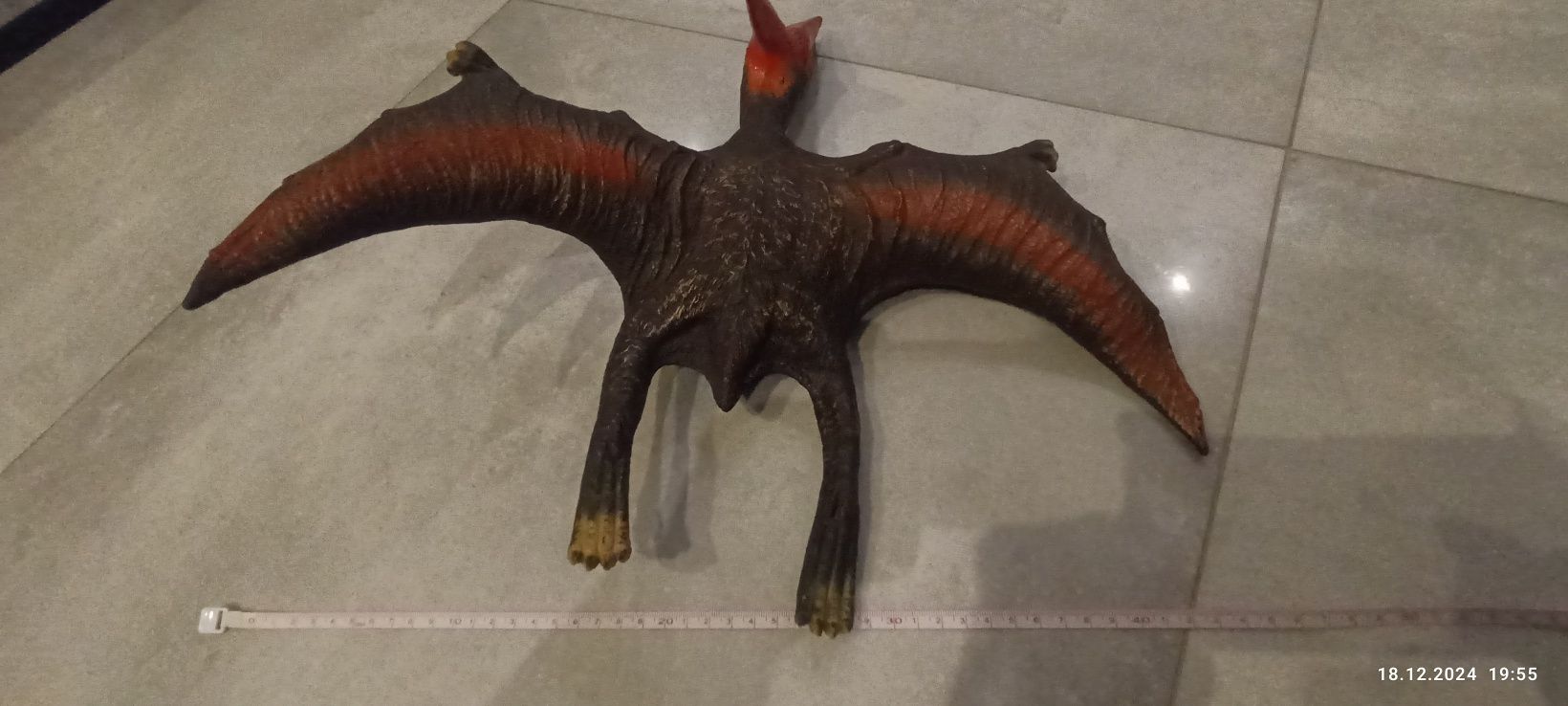 Duży gumowy pterodaktyl
