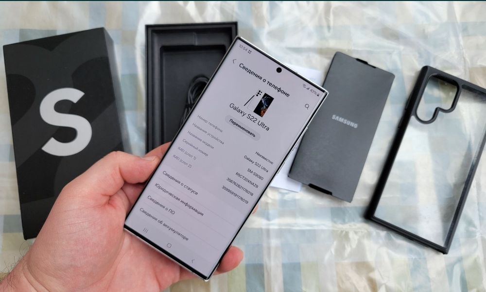 Samsung S22 Ultra SM-S9080.12/256GB.Snapdragon Gen1.2сим карты.