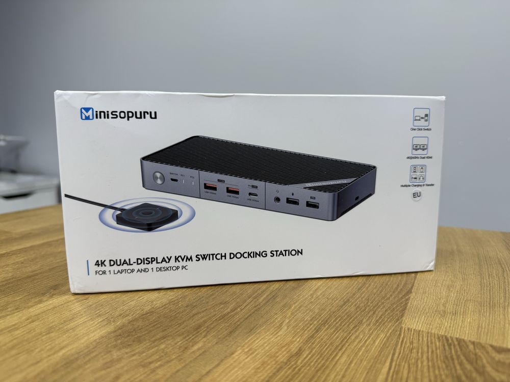 KVM e Docking Station 2 Monitores