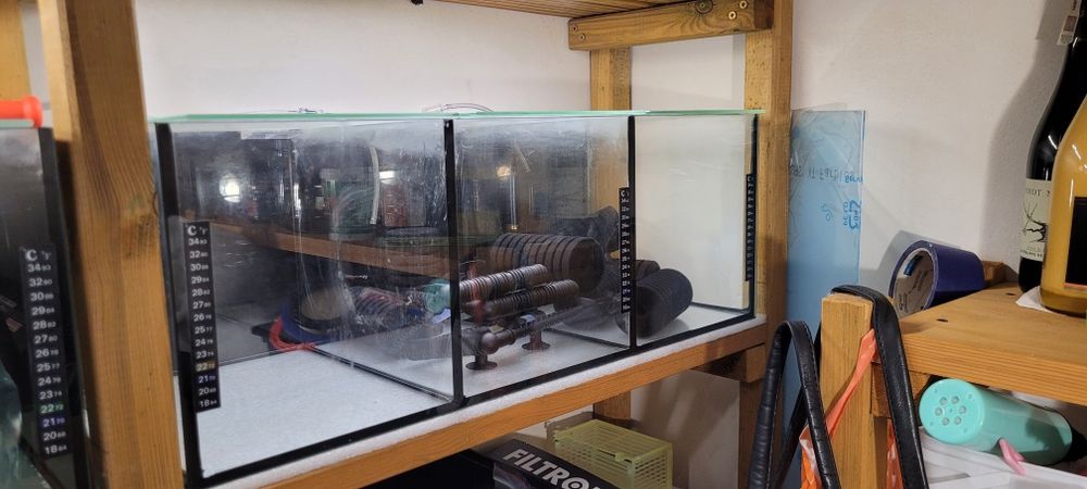 Akwarium 70x25x25 i 70x25x25 podzielone na 3