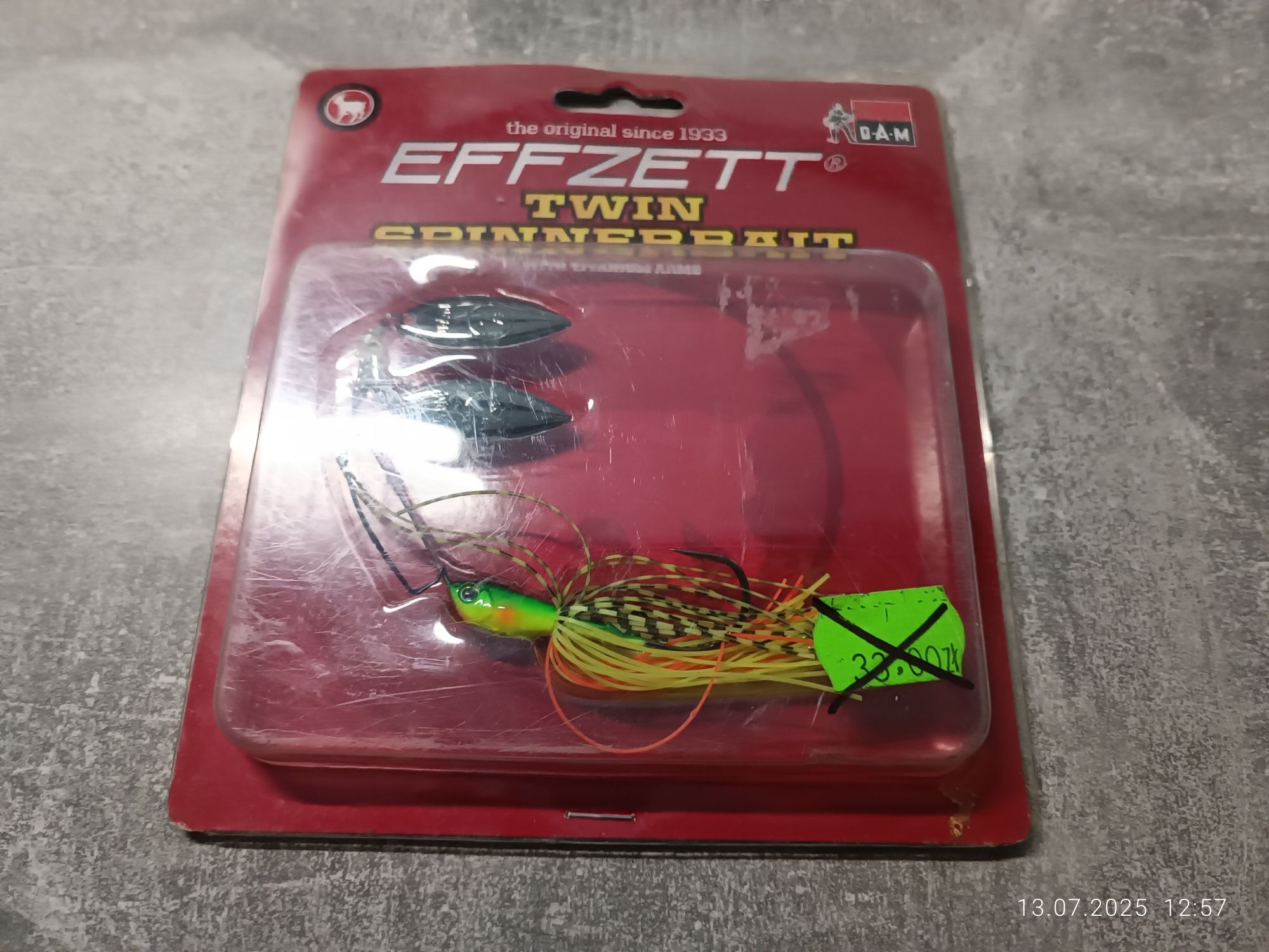 Effzett Twin Spinnerbait FireTiger 9g