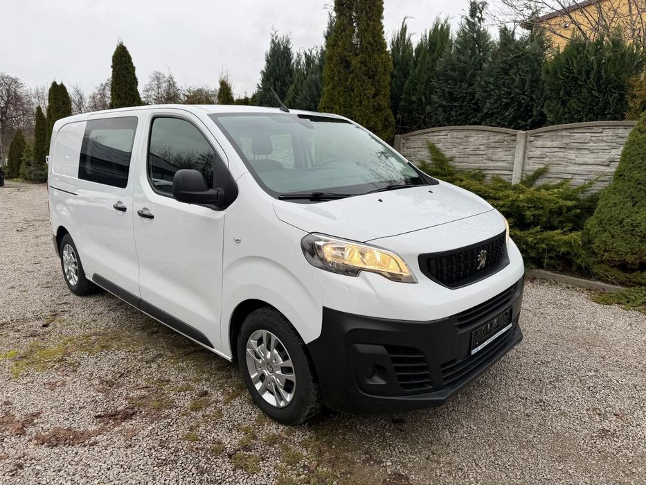 Peugeot Expert Doka Brygadówka 6 Osobowy 2.0 diesel 145KM 2022 Klima Tempomat  Doka Brygadówka  2 Klucze Pdc Tył