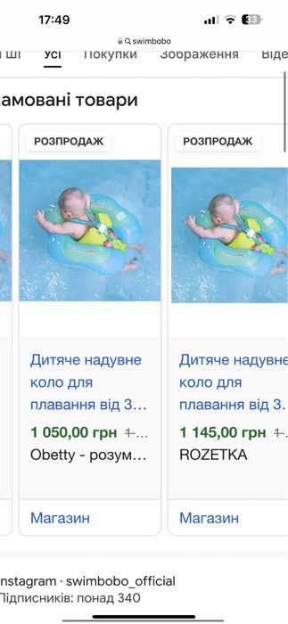 Надувний круг для малюків від 6 міс